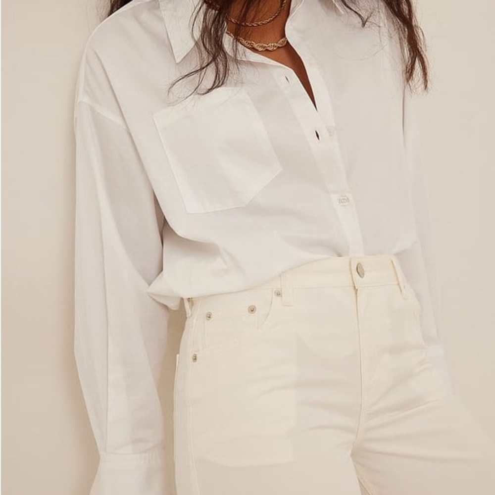 Straight leg Trousers size EU 44 Off White - Picture 2 of 9